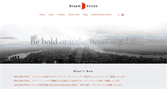 Desktop Screenshot of dreamvision.co.jp